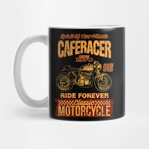 Classic Caferacer Motorcycle by RockabillyM